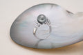 Bague argent et perle ovale (7)