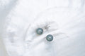 Boucles d’oreilles argent et perles rondes (4) 8-9
