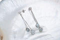 Boucles d’oreilles argent et keishis (3)