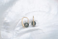 Boucles d’oreilles or et perles rondes (10)