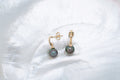 Boucles d’oreilles or et perles ovales (7)