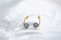Boucles d’oreilles or avec perles rondes (9)