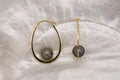 Boucles d’oreilles or et perles rondes (13)
