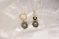 Boucles d’oreilles or, diamants et perles ovales (3)