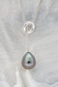 Collier argent et perle semi-baroque