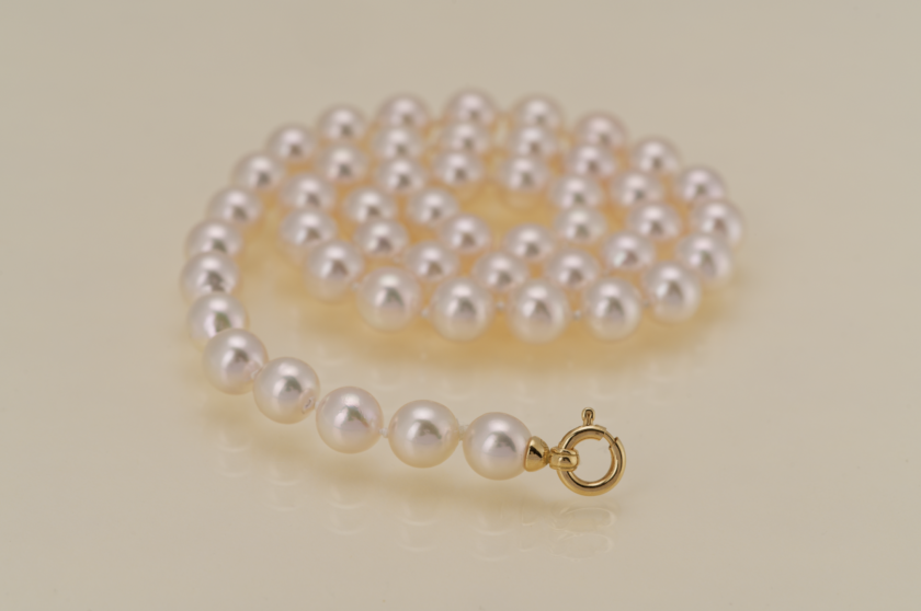 Collier de perles akoya rondes