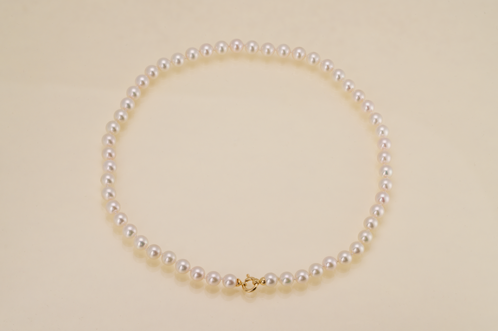 Collier de perles akoya rondes