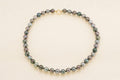 Collier de perles rondes fermoir or