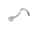 Piercing Narine  strass Zircon en Titane