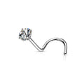 Piercing Narine griffer Zircon en Titane