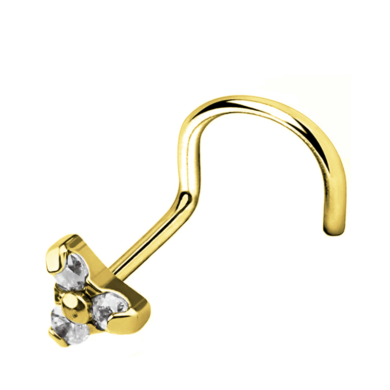 Piercing Narine trois  Zircon en Titane