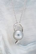Pendentif argent et perle ovale (3)