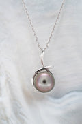 Pendentif argent et perle ovale (1)